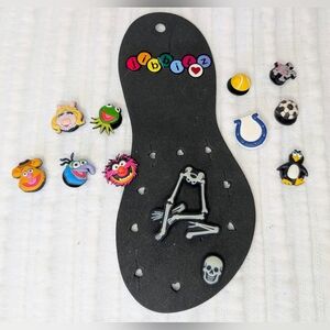 Jibbitz Shoe Charms Set Muppets, Colts Horseshoe, Tennis & Soccer Ball & More